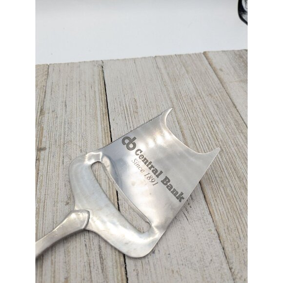 Vintage Stainless Steel Cheese Plane Slicer -Meat Knife - Planer Wood Handle #6 - Picture 2 of 7